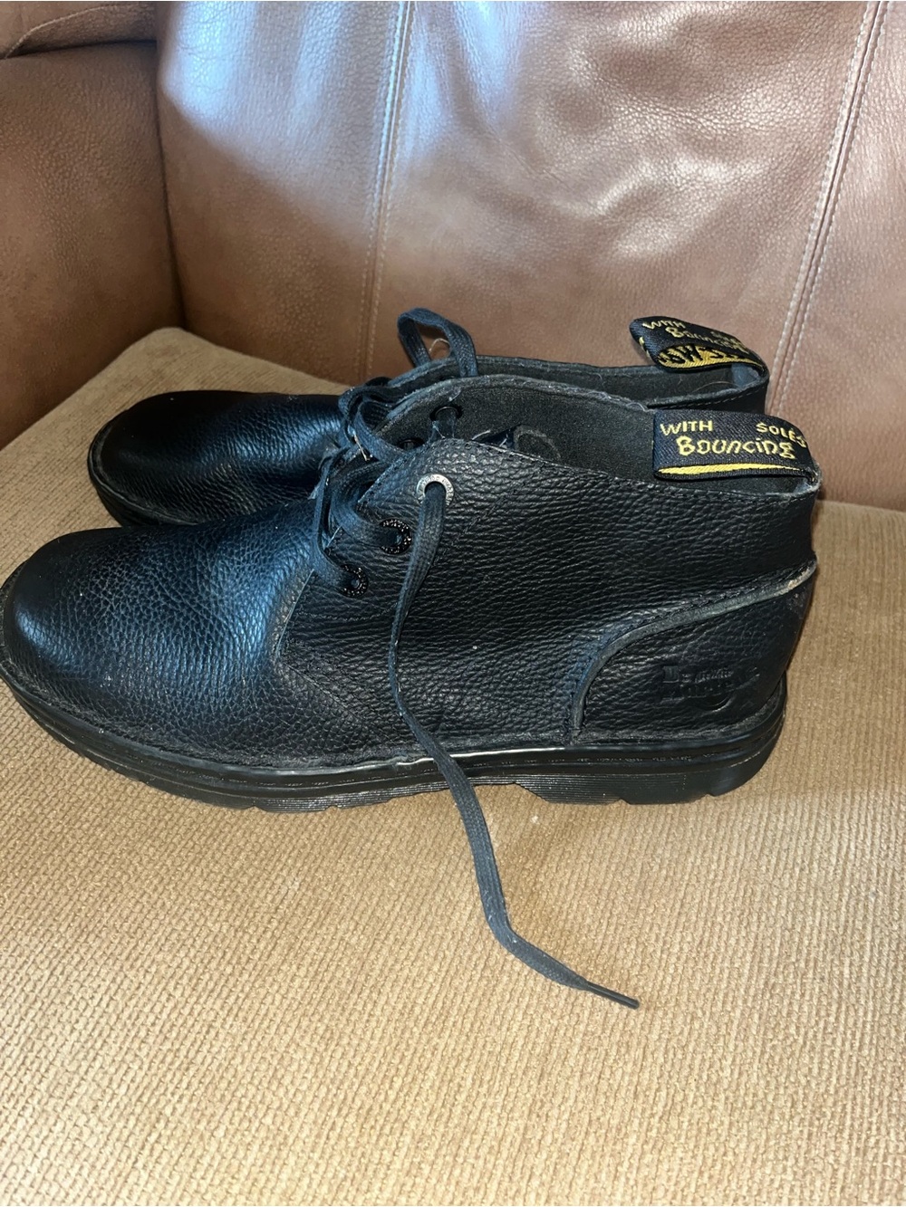 Dr martens size 10 men’s Sussex black leather mid boots EUC - Picture 4 of 8
